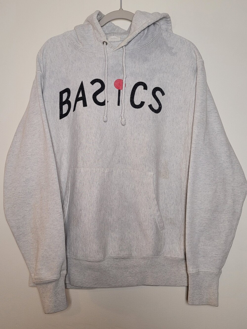 Vintage Champions Men's Reverse Weave Hoodie Sweatshirt Size L Long Sleeve